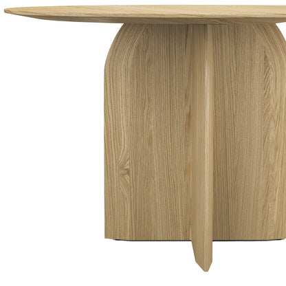 Clover Round Oak Dining Table