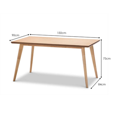 Reese Rectangle Dining Table (150cm)