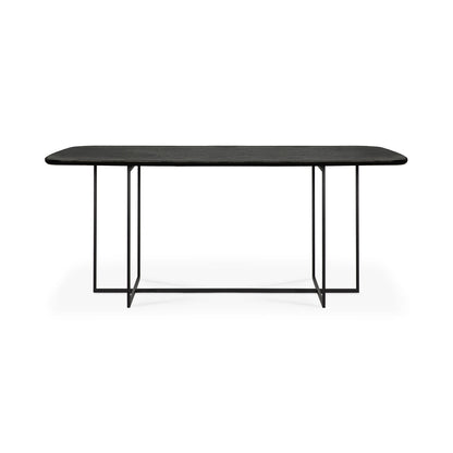 Arc Dining Table (Oak Black)