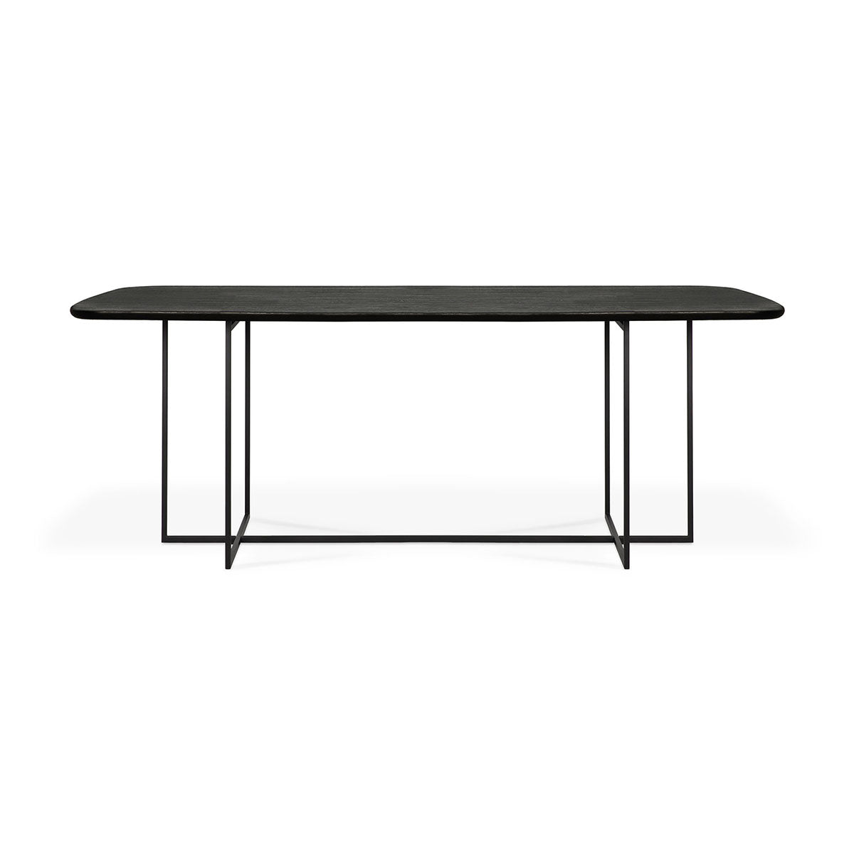 Arc Dining Table (Oak Black)