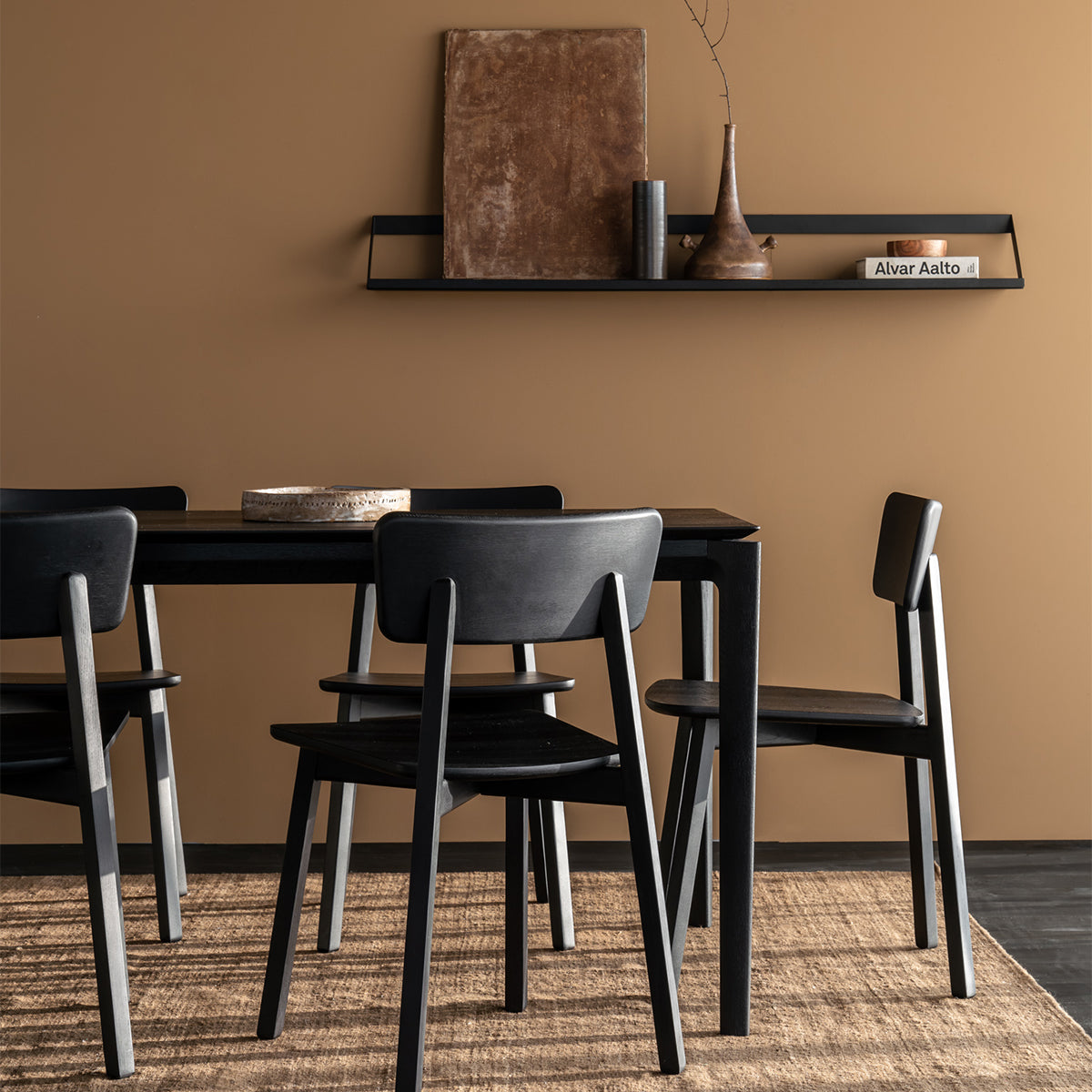 Bok Dining Table (Black Oak, 180cm)