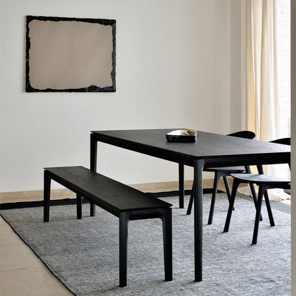 Bok Dining Table (Black Oak, 180cm)