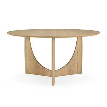 Geometric Round Dining Table