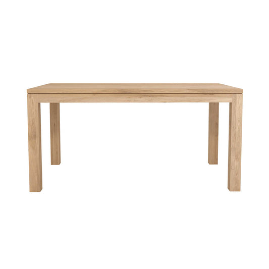 Oak Straight Dining Table