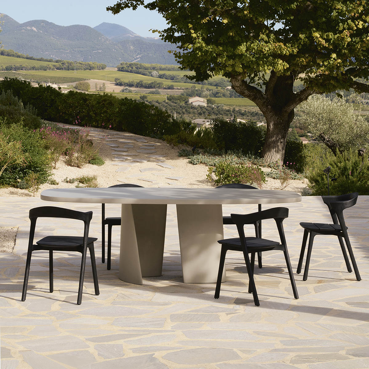 Canyon Concrete Outdoor Dining Table
