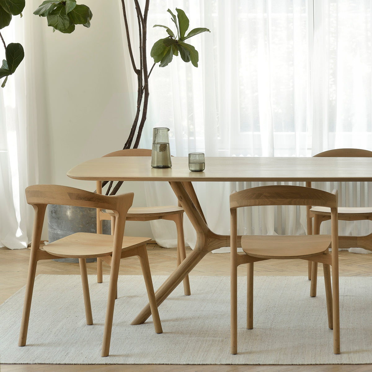 X Rectangle Dining Table