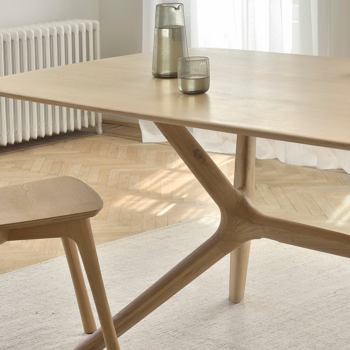 X Rectangle Dining Table