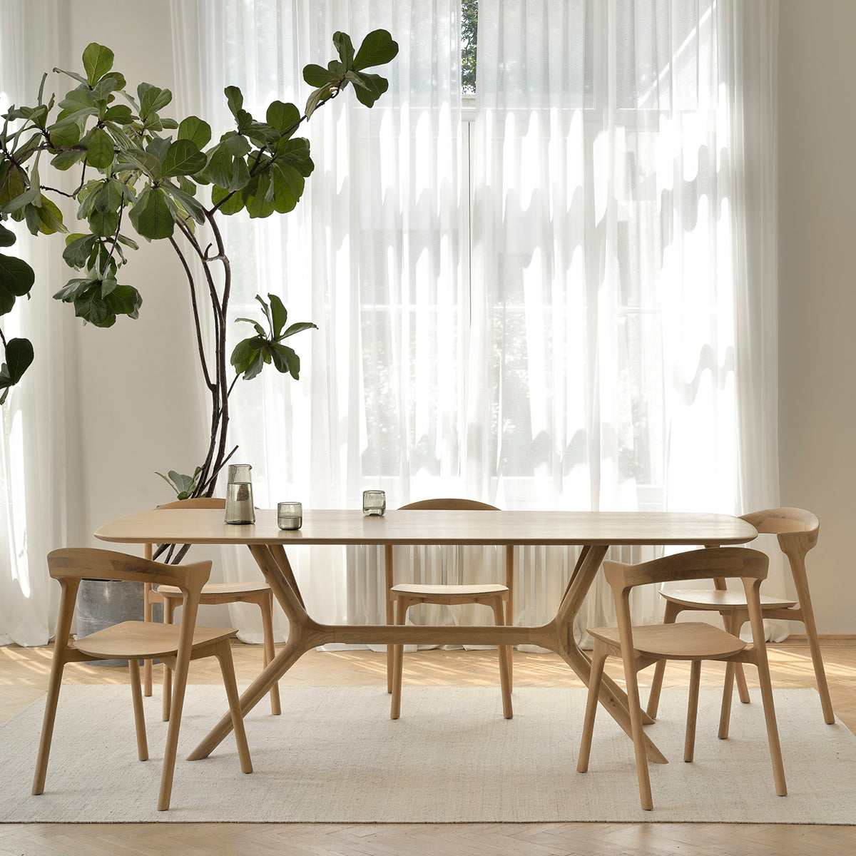 X Rectangle Dining Table