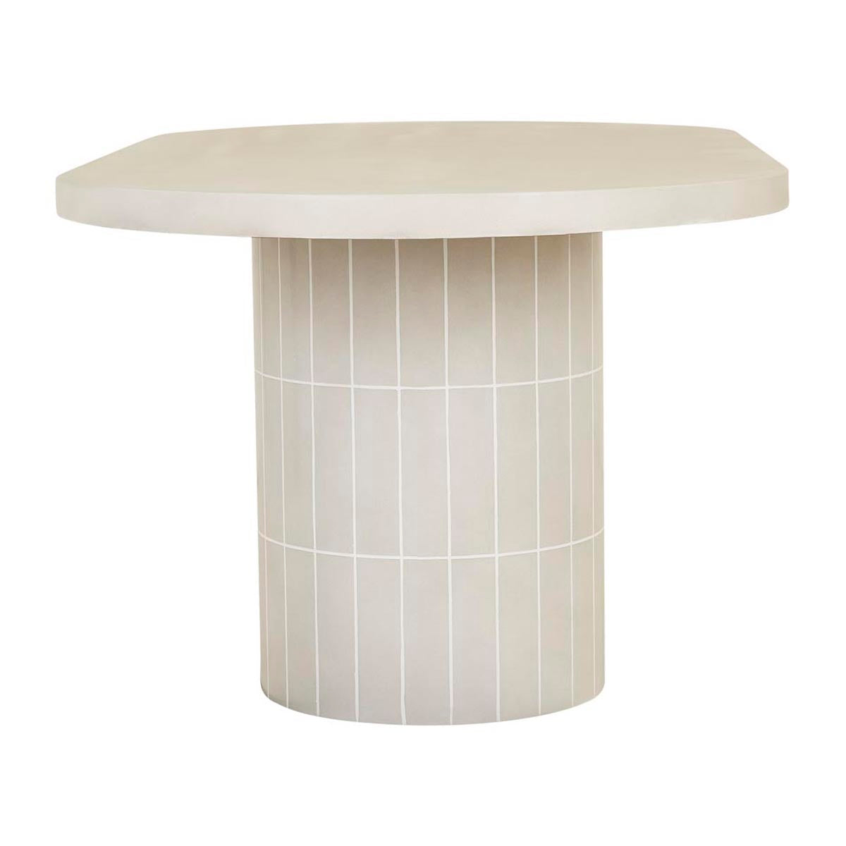 Seville Tile Oval Dining Table