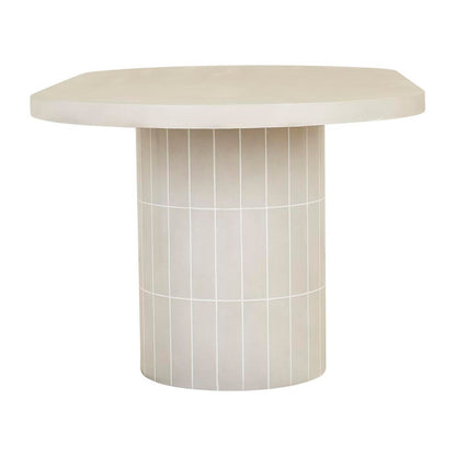 Seville Tile Oval Dining Table