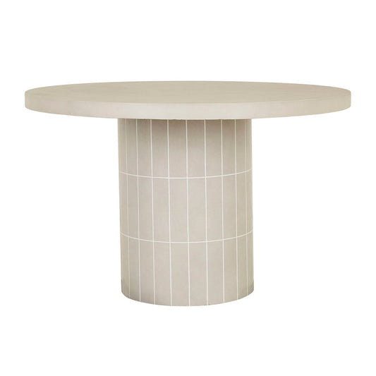 Seville Tile Round Outdoor Dining Table