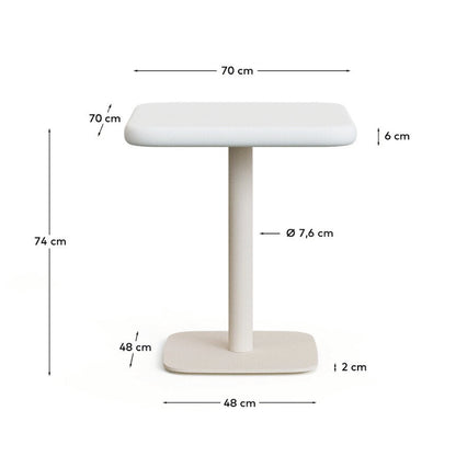Dina Outdoor Square Dining Table