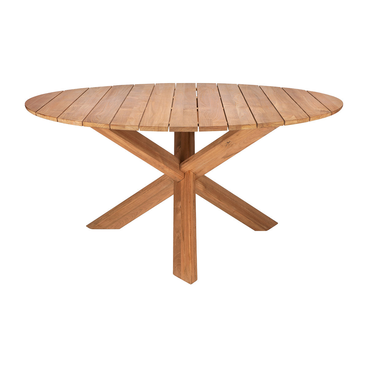 Circle Outdoor Dining Table (Teak, 136cm)