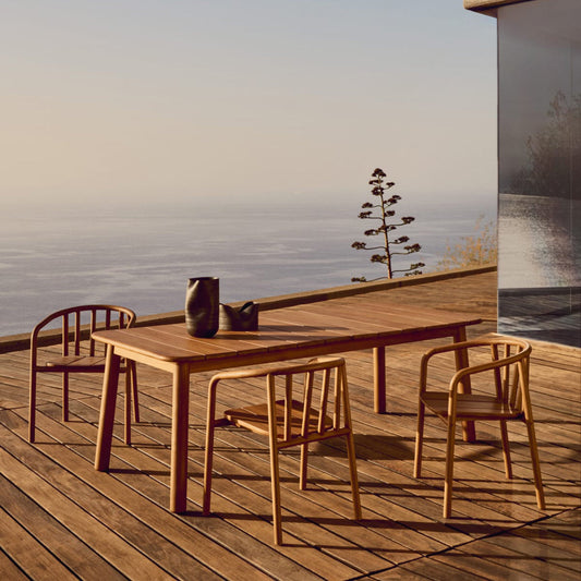 Turqueta Outdoor Extendable Dining Table (Teak)