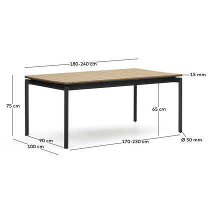 Canyelles Alfresco Extendable Dining Table
