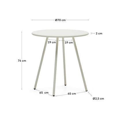 Montjoi Round Outdoor Dining Table