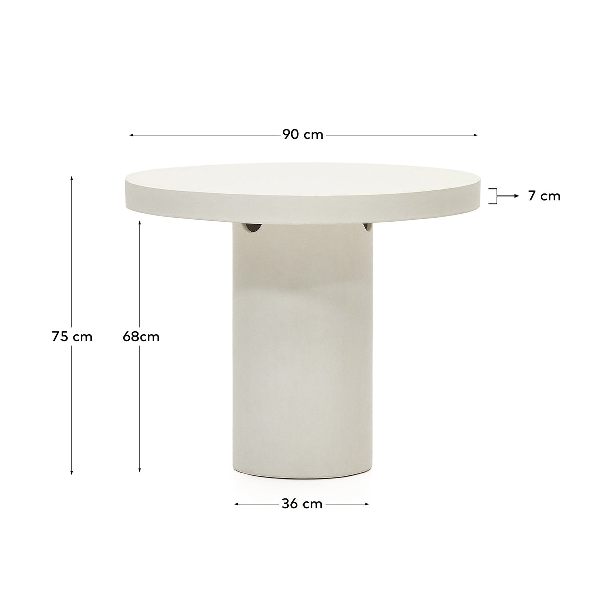 Aiguablava Round Outdoor Dining Table