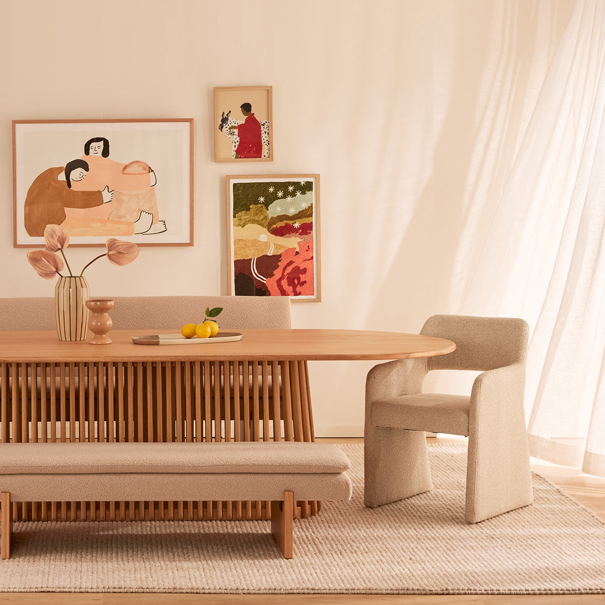 Casablanca Oval Dining Table (220cm)