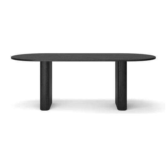 Noir Oval Dining Table (220cm)