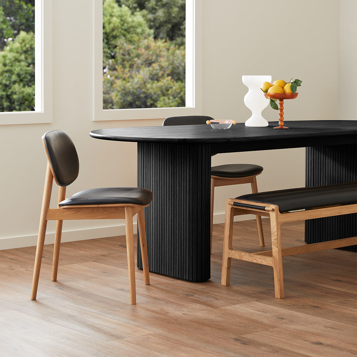 Noir Oval Dining Table (220cm)