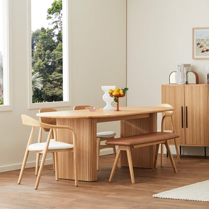 Noir Oval Dining Table (220cm)