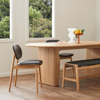 Noir Oval Dining Table (220cm)