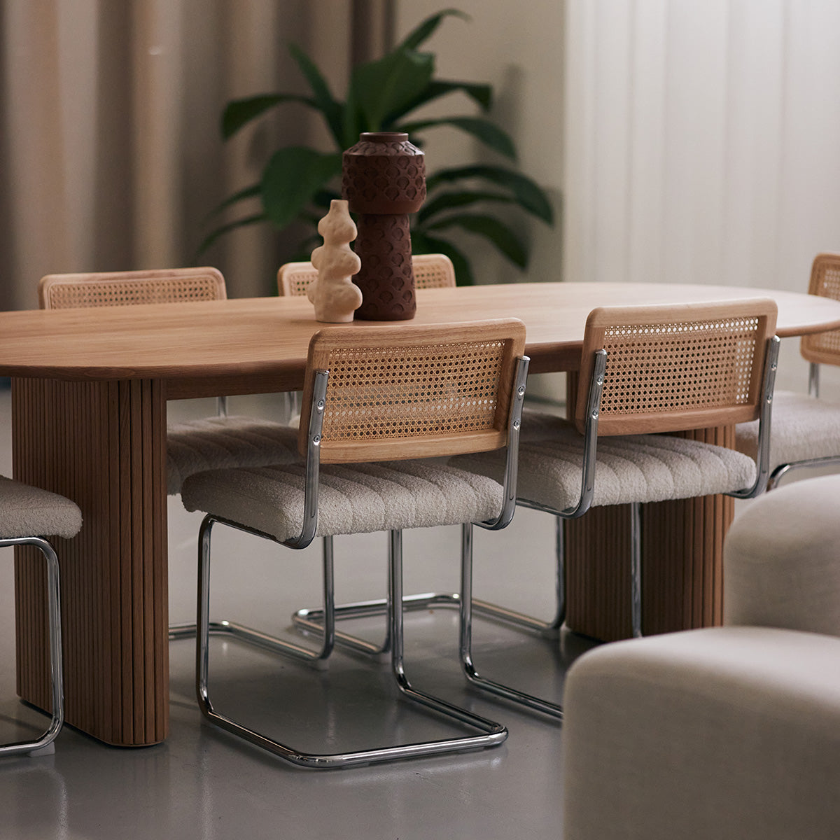 Noir Oval Dining Table (220cm)