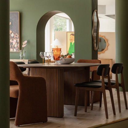 Noir Oval Dining Table (220cm)