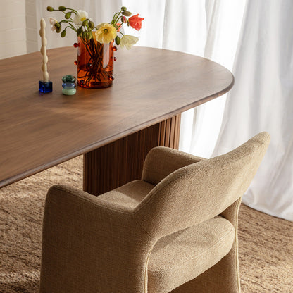 Noir Oval Dining Table (220cm)