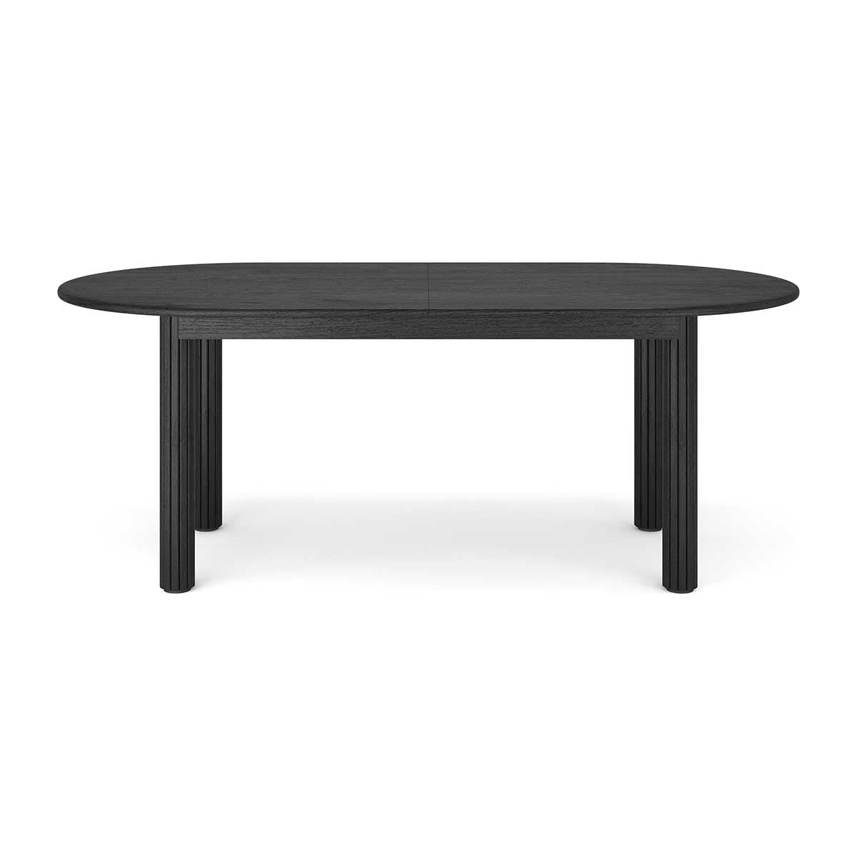 Noir Oval Extendable Dining Table (200cm)