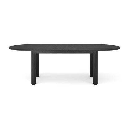 Noir Oval Extendable Dining Table (200cm)