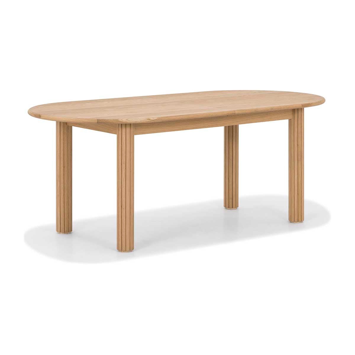 Noir Oval Extendable Dining Table (200cm)