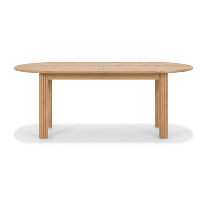 Noir Oval Extendable Dining Table (200cm)