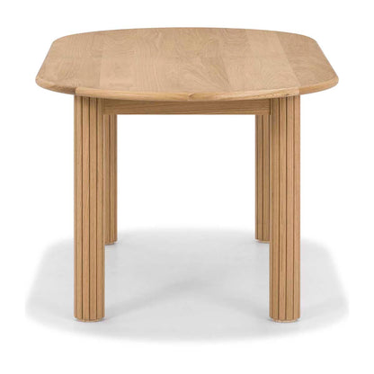 Noir Oval Extendable Dining Table (200cm)