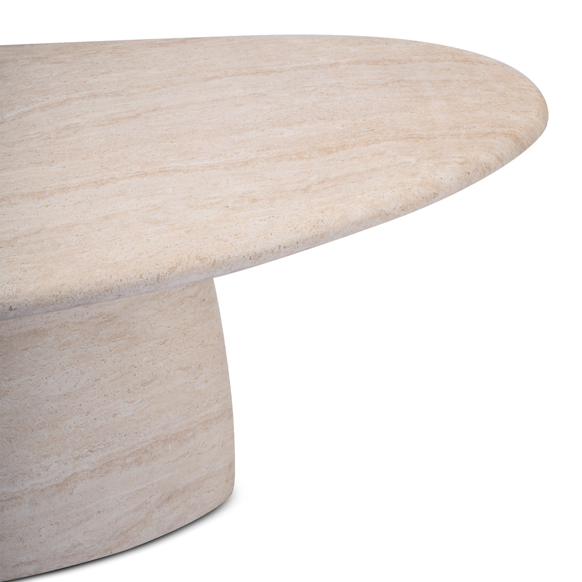 Azzurra Dining Table (Travertine Finish, 240cm)