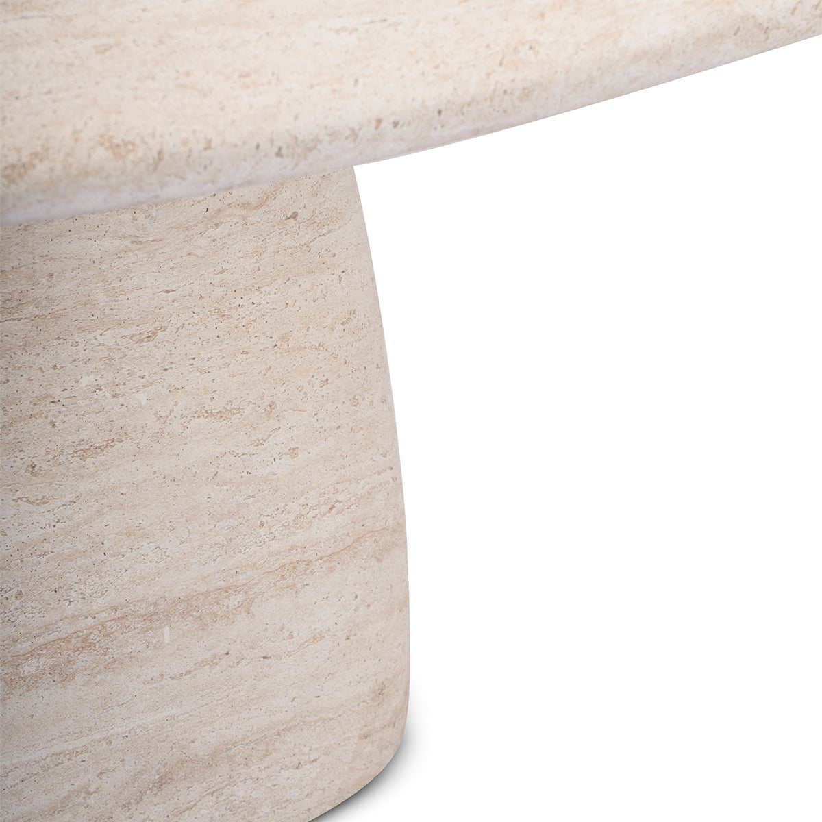 Azzurra Dining Table (Travertine Finish, 240cm)