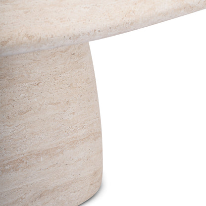 Azzurra Dining Table (Travertine Finish, 240cm)
