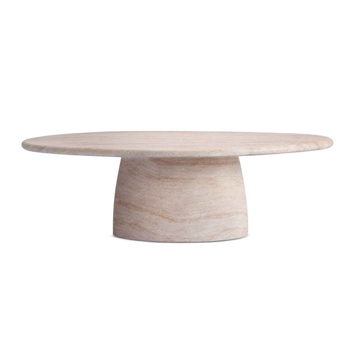 Azzurra Dining Table (Travertine Finish, 240cm)