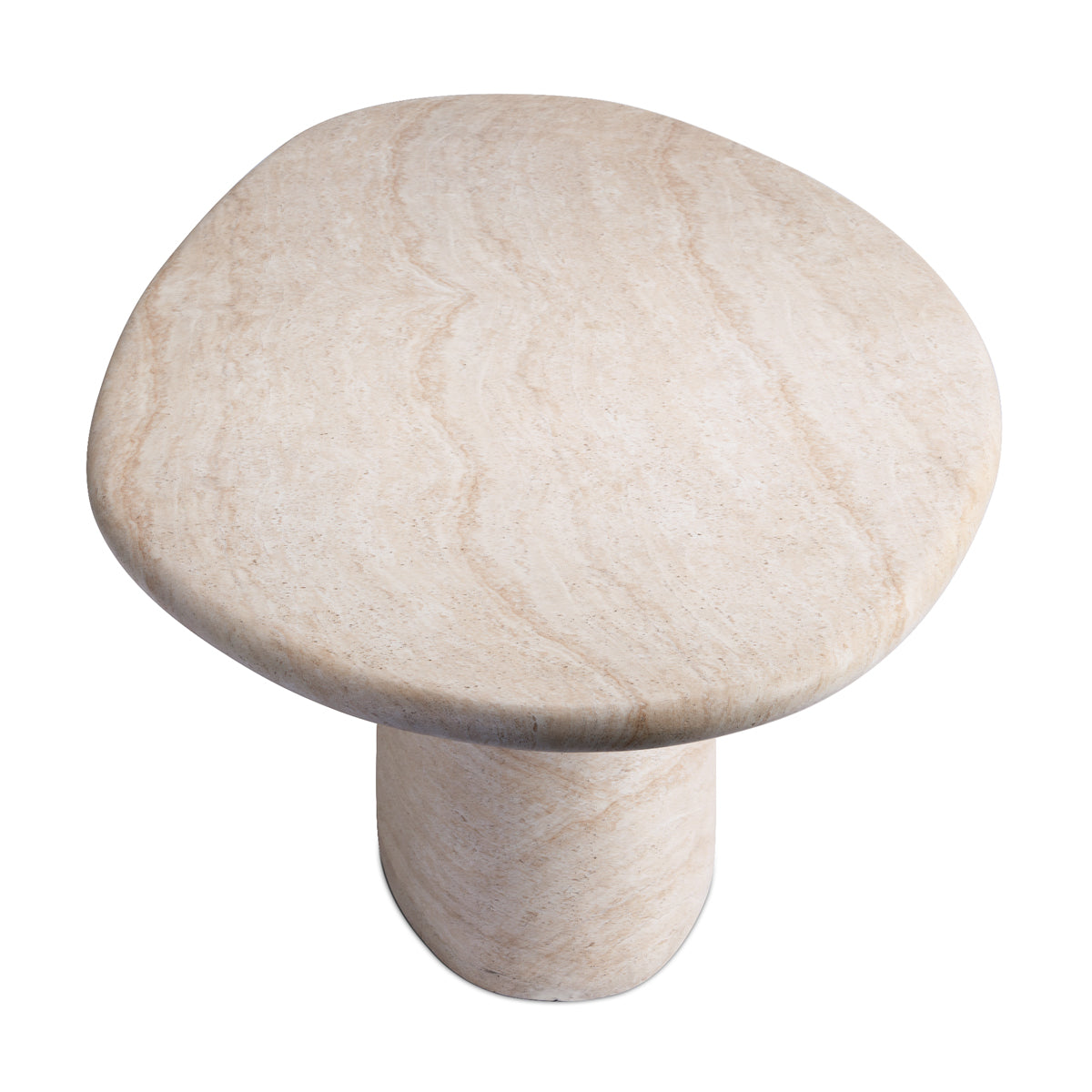 Azzurra Dining Table (Travertine Finish, 240cm)