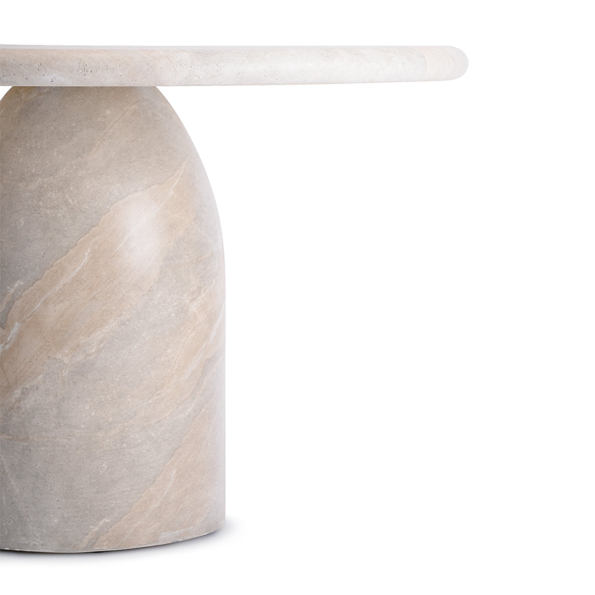 Santino Dining Table (Natural Stone Finish, 120cm)