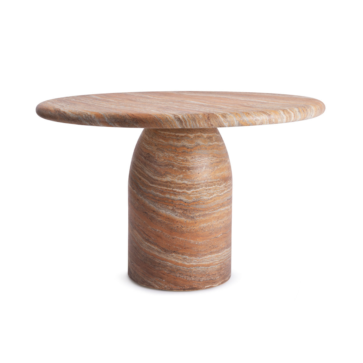 Santino Dining Table (Natural Stone Finish, 120cm)