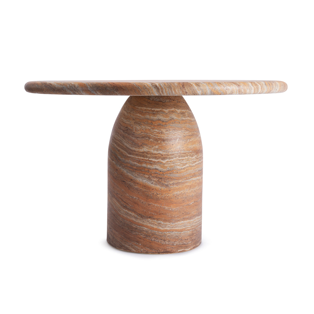 Santino Dining Table (Natural Stone Finish, 120cm)