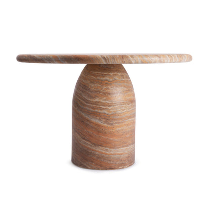 Santino Dining Table (Natural Stone Finish, 120cm)