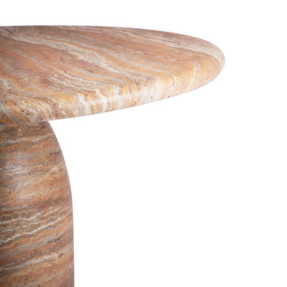 Santino Dining Table (Natural Stone Finish, 120cm)