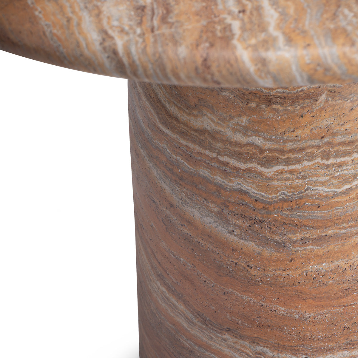 Santino Dining Table (Natural Stone Finish, 120cm)