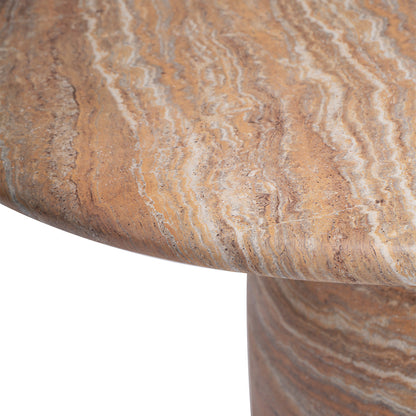 Santino Dining Table (Natural Stone Finish, 120cm)