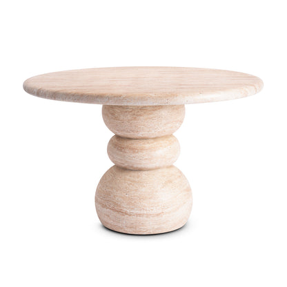 Sorrento Dining Table (120cm, Travertine Finish)