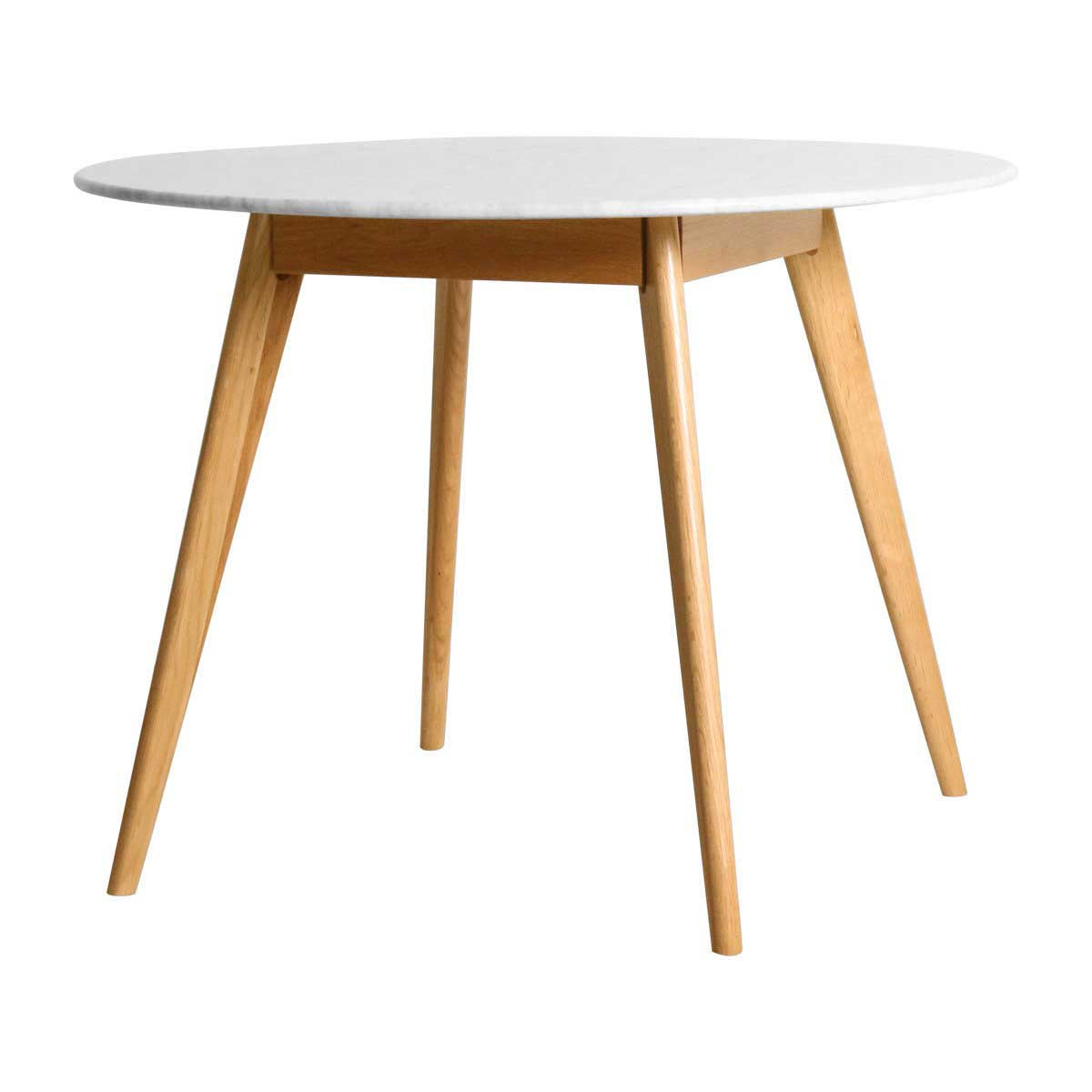 Oia White Marble Dining Table