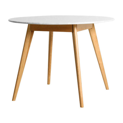 Oia White Marble Dining Table