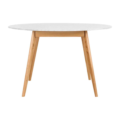 Oia White Marble Dining Table